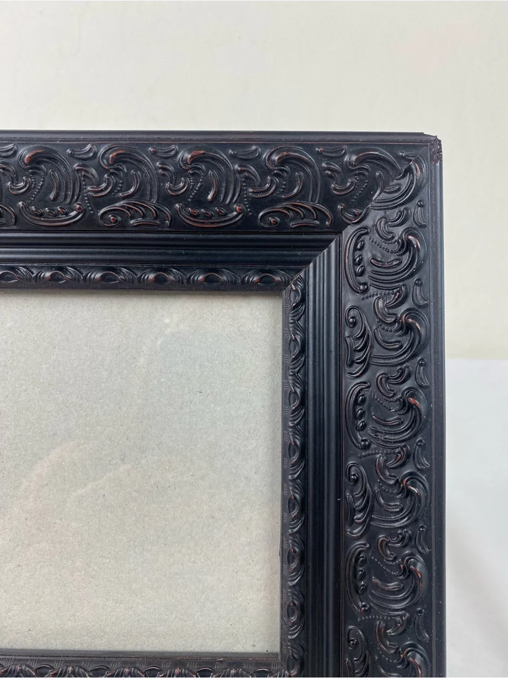 Ornate Black Decorative Picture Frame - Classic Home Accent